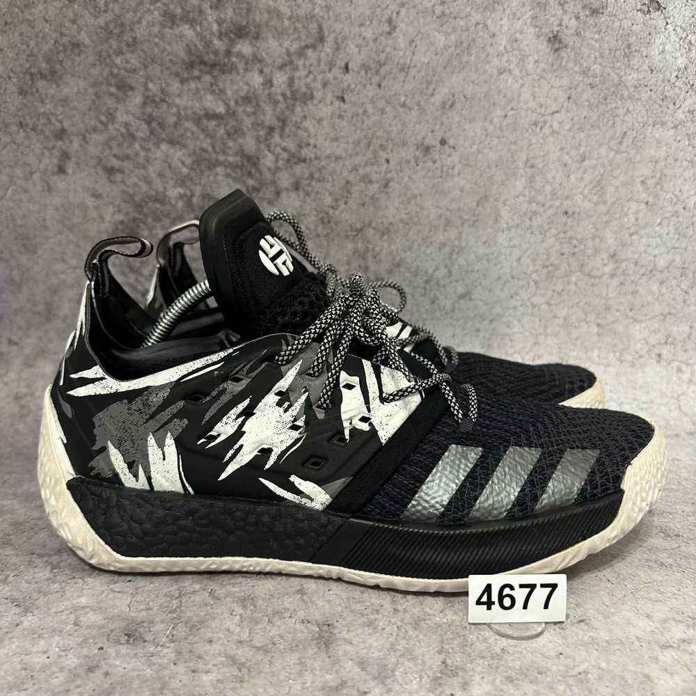 Adidas James Harden Vol 2 Shoes Mens 11.5 Black Traffic Jam (NO INSOLES)
